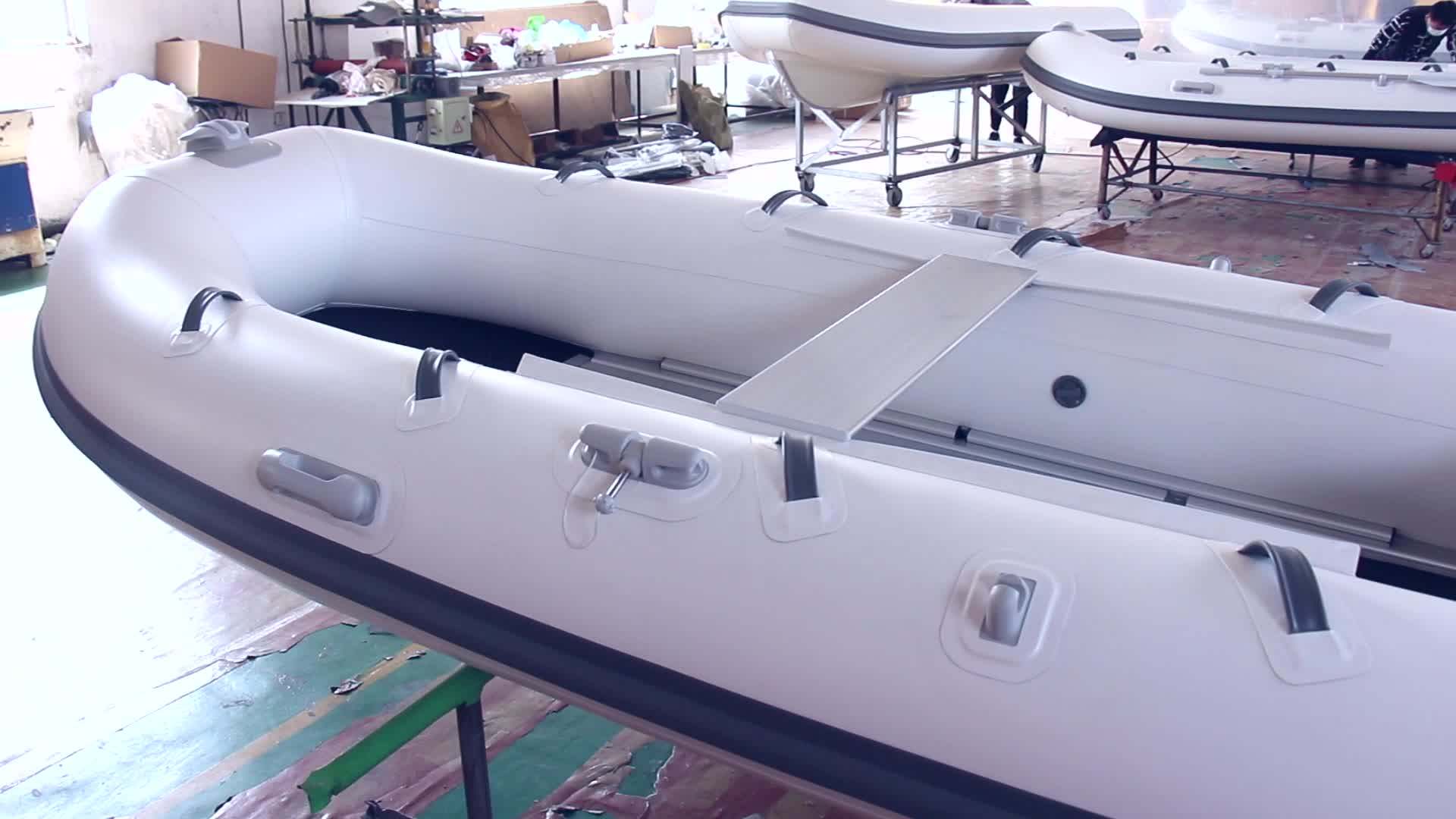 450 Cm 15 Ft Flat Rigid Bottom Aluminum Fishing Inflatable Boat With