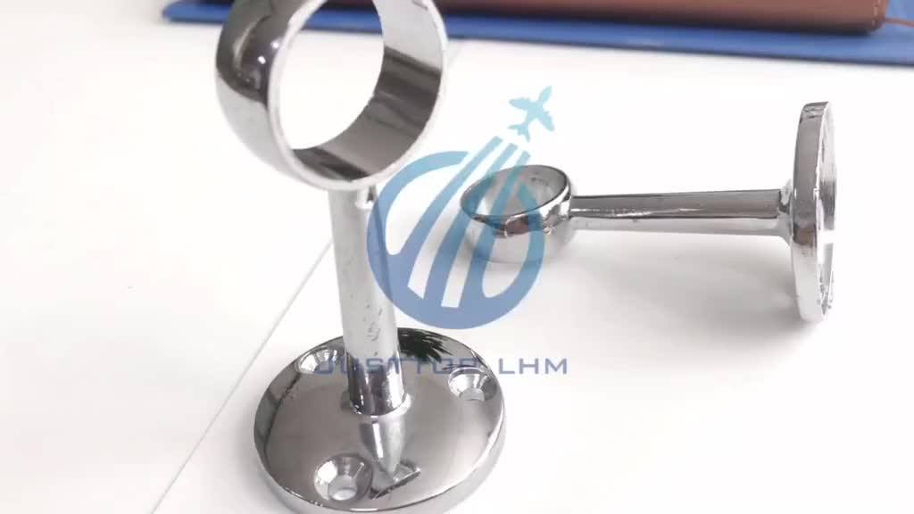 Shower Curtain Closet Rod Holder Pipe Flange Socket Ceiling Mount