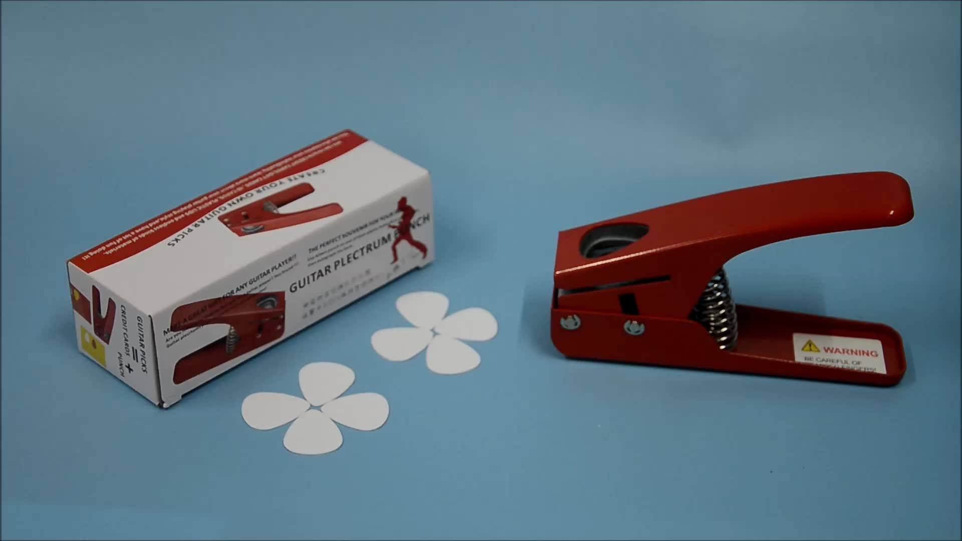 High Quality Factory Produce Guitar Pick Punch Metal Puncher Design