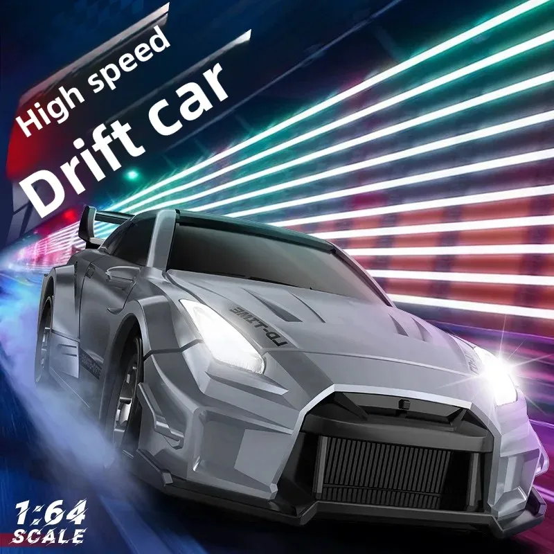 Desktop Rc High-speed Remote Control Car 1:64 Simulation Mosquito Car...