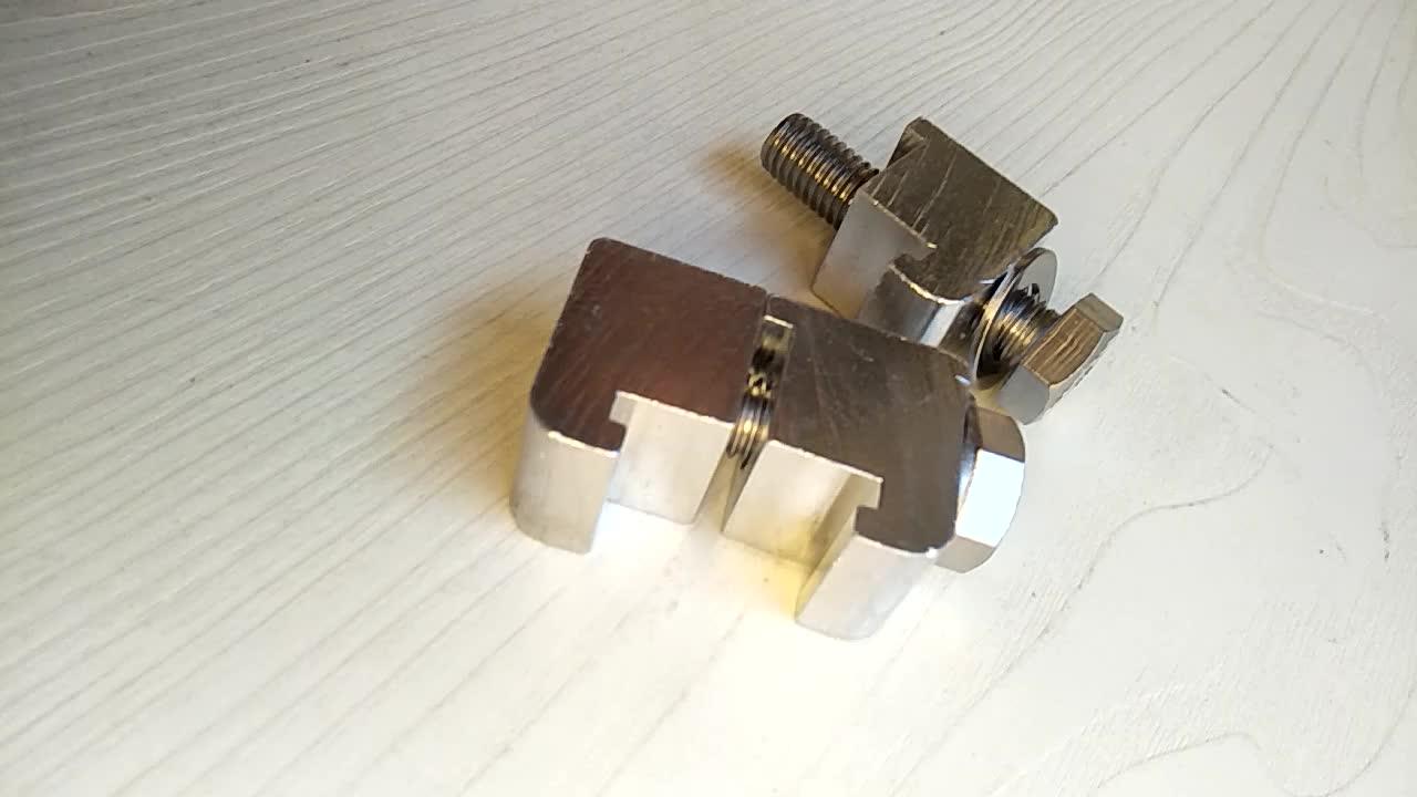 Aluminum Single Double Wall Claw Iso Flange Clamp For Pipe Fittings