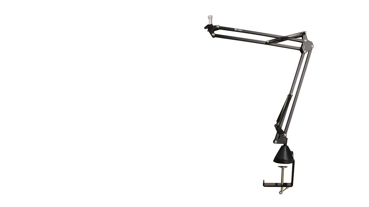 Ms168 Aluminium Metal Mic Stand Racks Pro Adjustable Desk Mounted Broadcast Microphone Stand