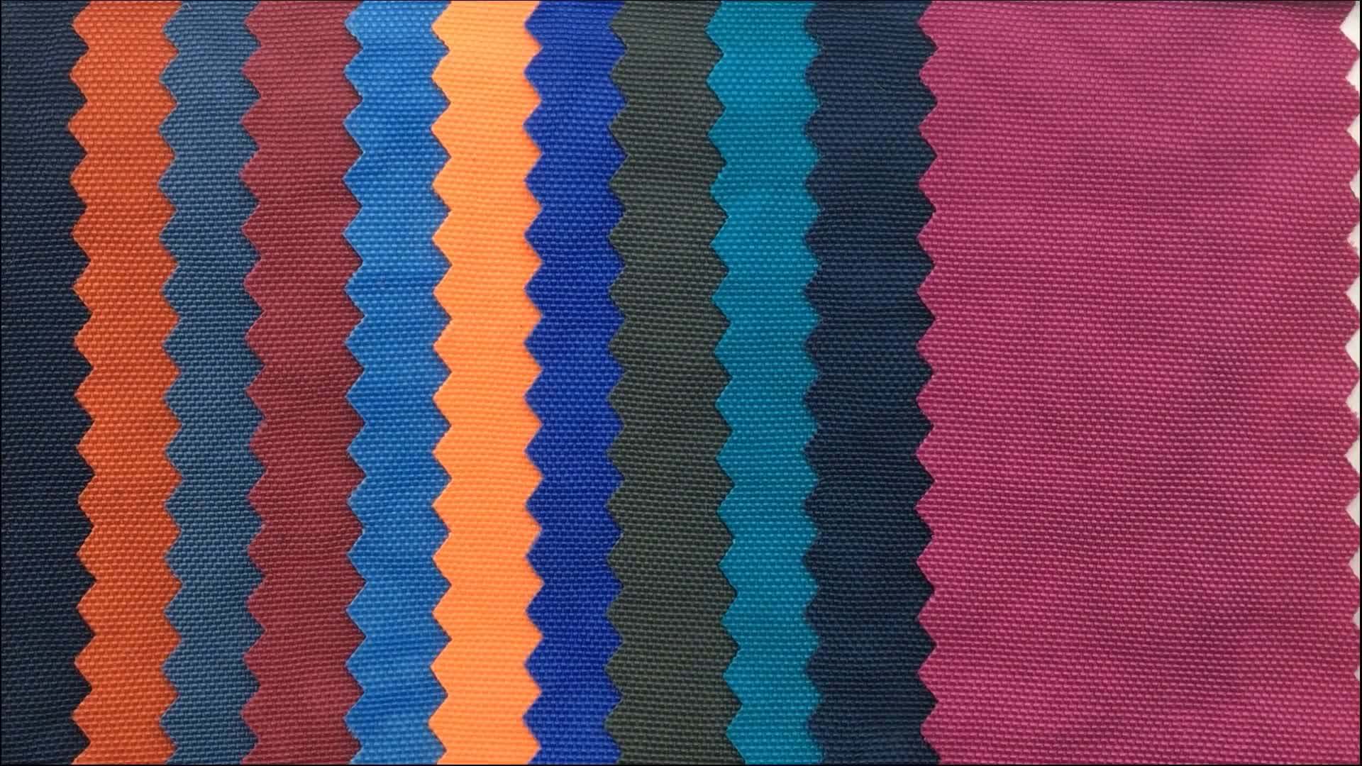 Waterproof Or Water Resistant 400d 300d Crinkle Nylon Dyed Fabric With