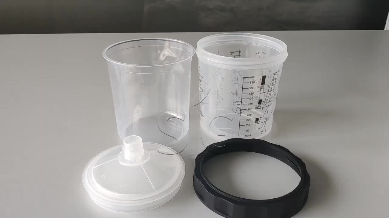 Car Body Refinish Accessories 800ml Paint Mixing Cups With Wholesale