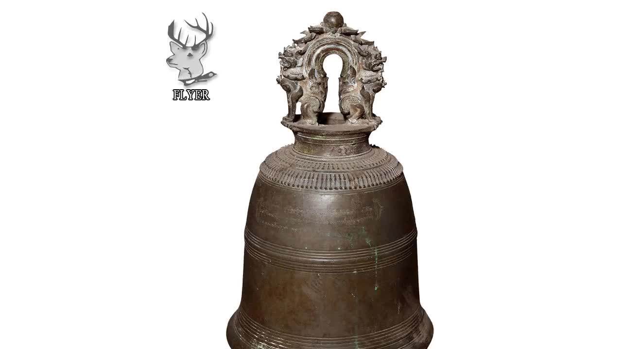 Large Outdoor Temple Hanging Metal Casting Bronze Church Bell Sculpture For Sale - Buy Bronze ...