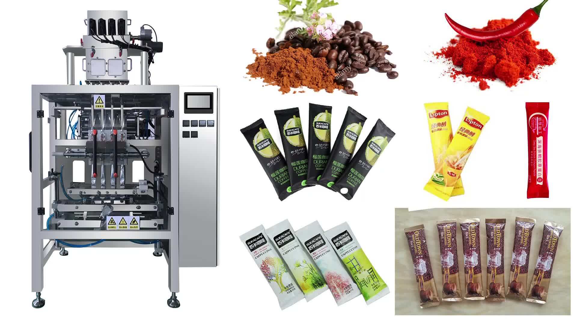 Multilane Coffee Powder Stickpack Packaging Machine Buy Multilane