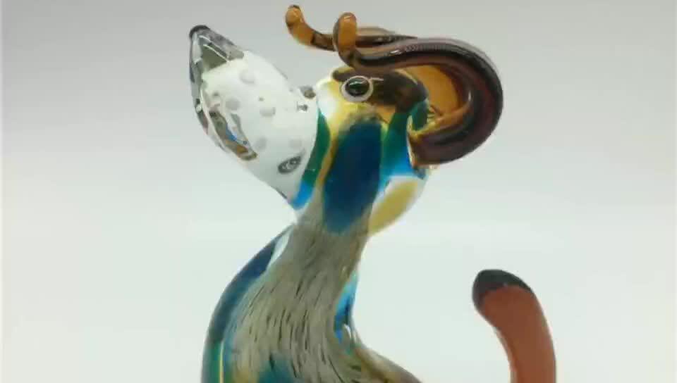 Popular Best Sell Colored Crystal Glass Animal Ornament Buy Colored