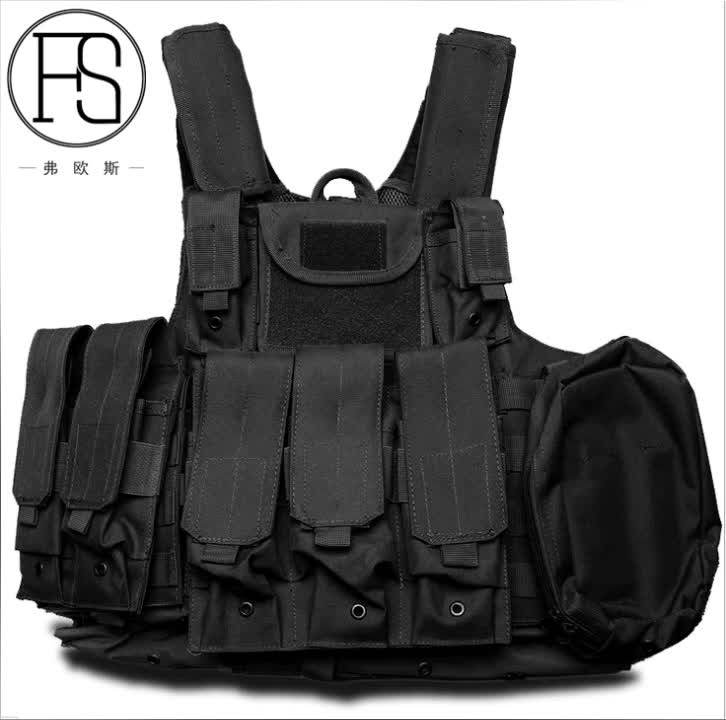 Tactical Military Molle Vest For Nerf Airsoft Police Equipment With