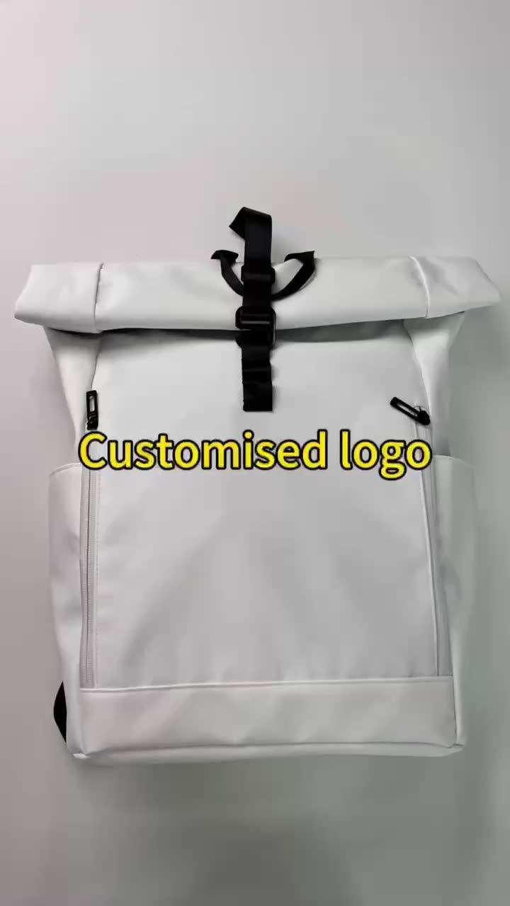 Custom Wholesale Ergonomics Black Nylon Laptop Backpacks Daily Life