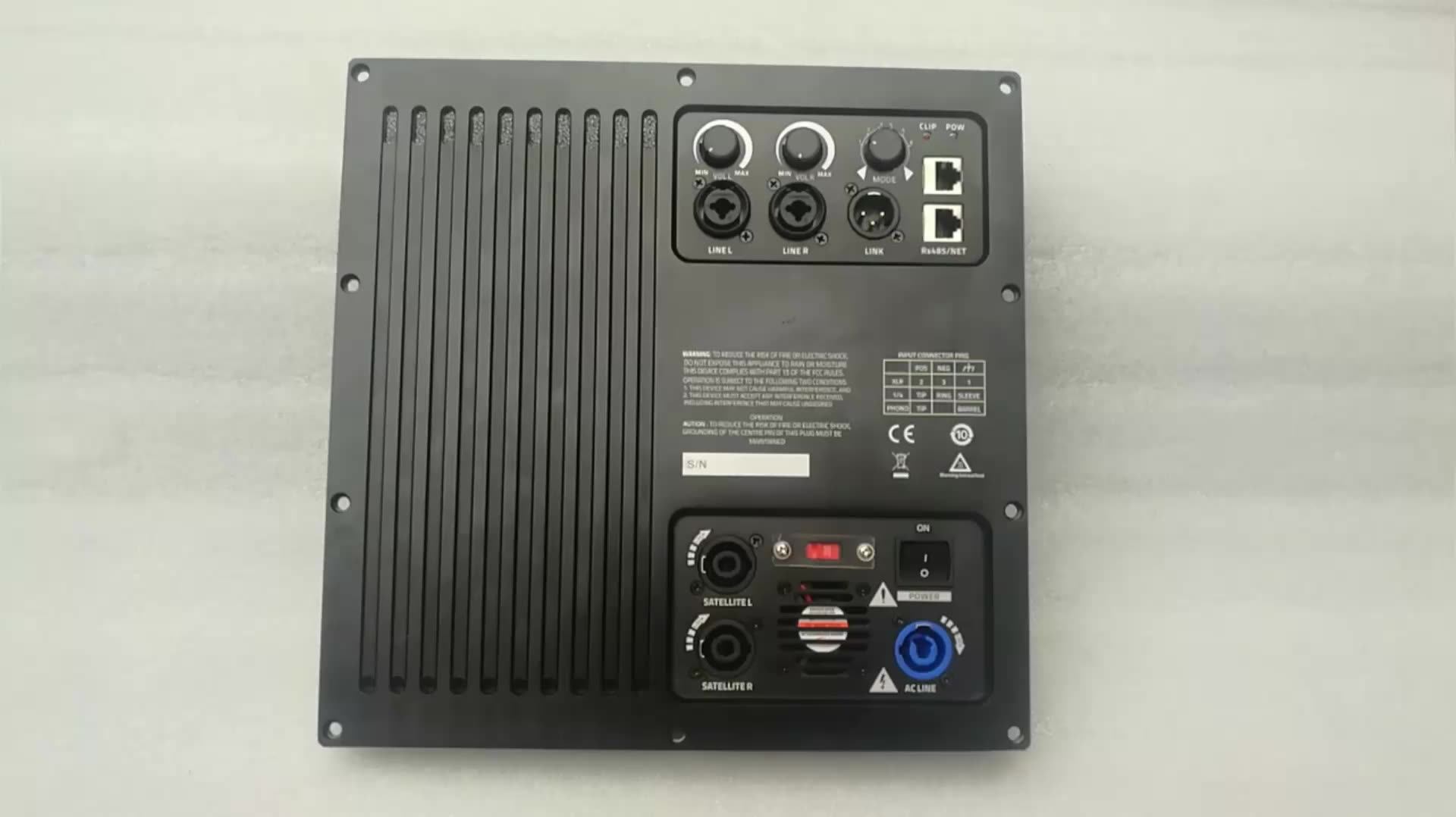 800w+400w+400w 3 Way Amplifier Module 2.1 Satellite Speaker Home