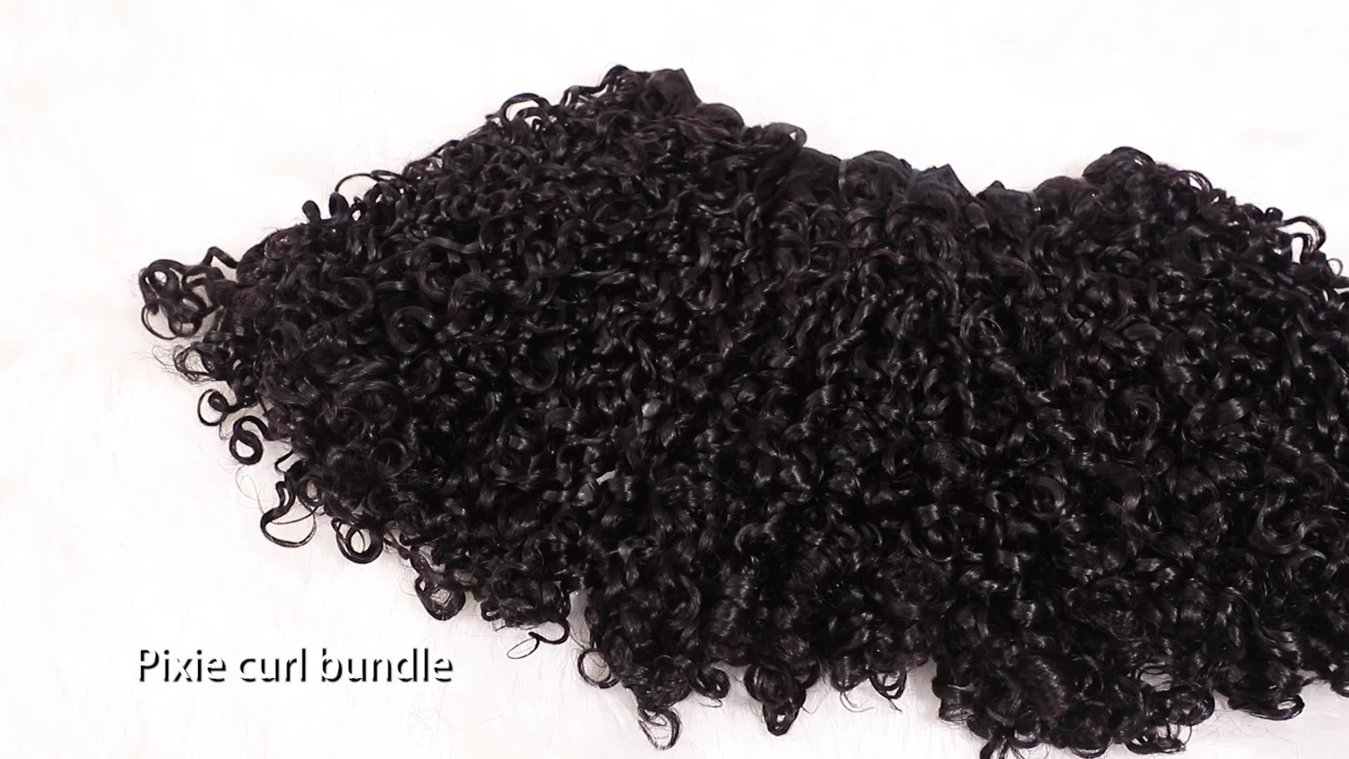 Hot Beauty Hair 12a Funmi Pixie Curl Cuticle Aligned Virgin Hair