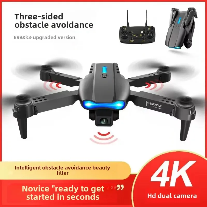 Cross-Border Hot Selling E88 Drone Foldableing High-Definition Camera Remote Control Aircraft Quadcopter Remote Control Aircraft