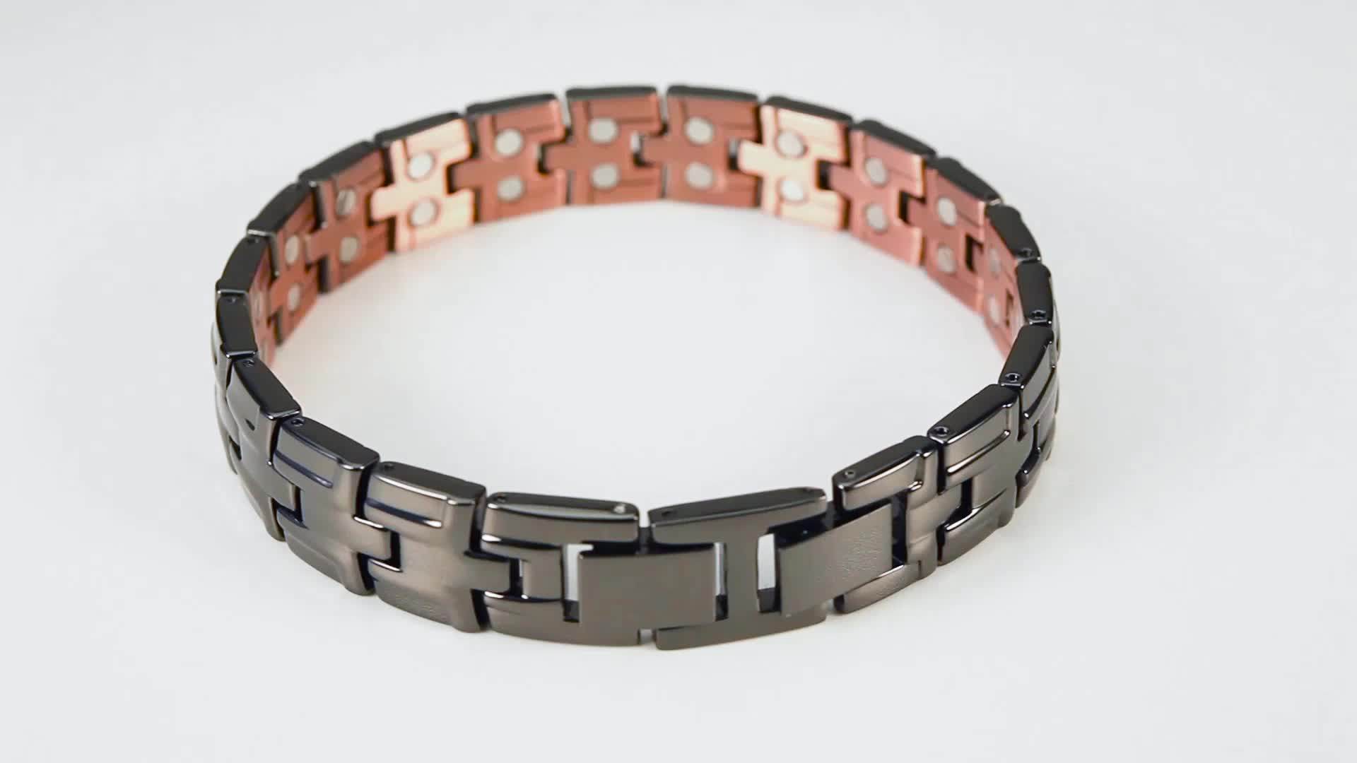 Energinox Neodymium Mens Stylish Power Energy Magic Black Health Sabona