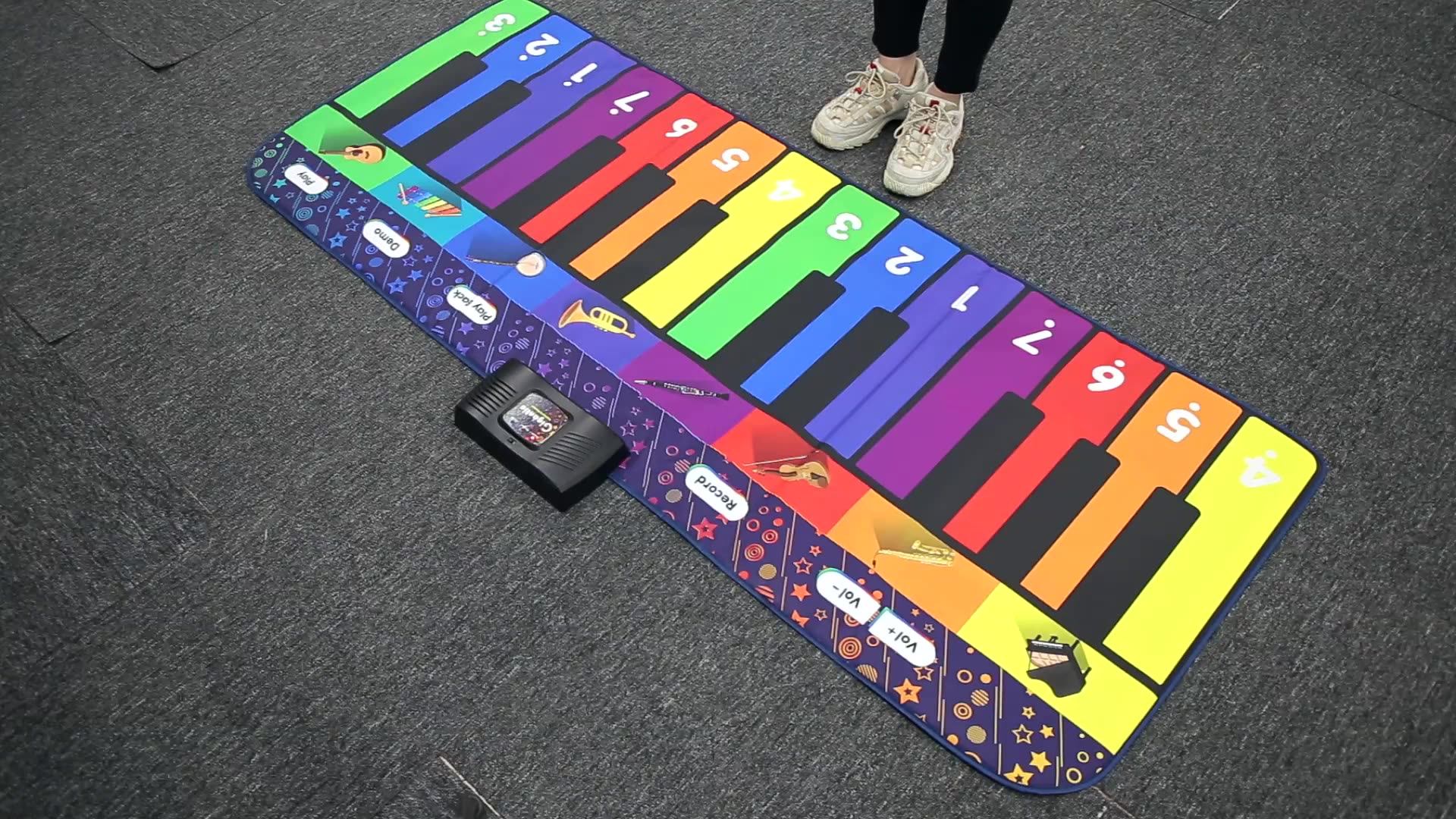 Super Gigantic Keyboard Playmat Electronic Dance Mat Piano Mat Dance
