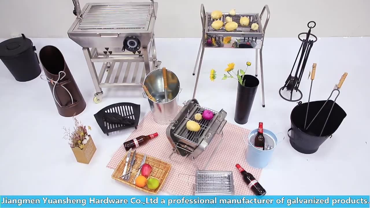 Heavy Duty Wrought Iron Indoor Firewood Tongs For Fire Pit Campfire