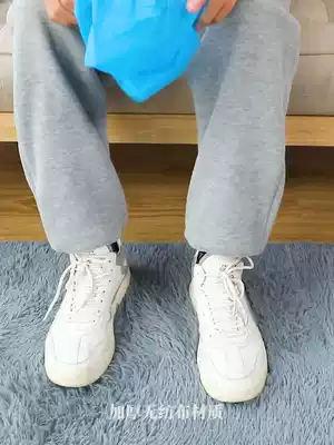 Thickened non-woven cloth shoe cover non-slip durable wear-resistant shoe cover home indoor workshop shoe cover disposable