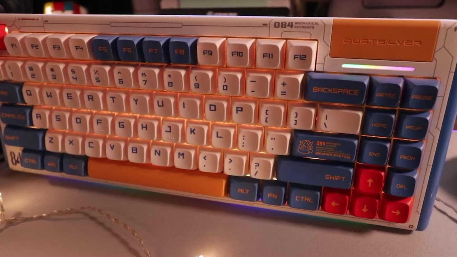 Dustsilver Pbt Keycaps Rgb Backlight Diy Mechanical Keyboards