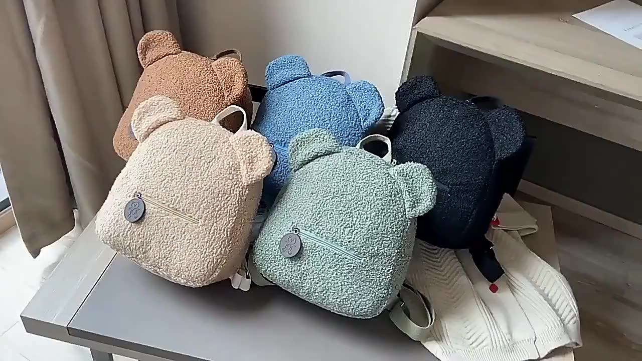 Bear Backpack for Kids Custom Plush Teddy Bear Backpack