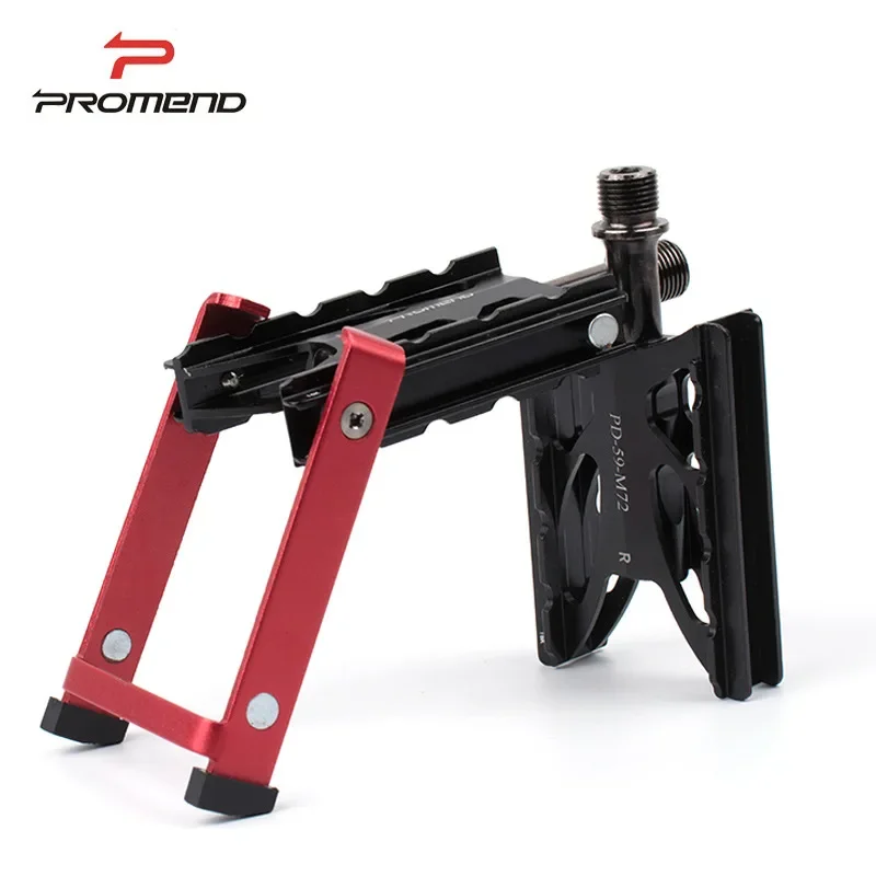 PROMEND bicycle pedal road bike aluminum alloy with foot support Peilin pedal folding bike bearing pedal