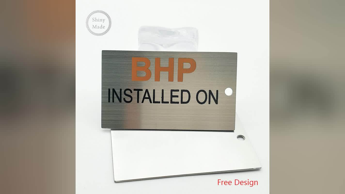 Printing Logo Custom Metal Plates Brand Name Plate Buy Metal Plates