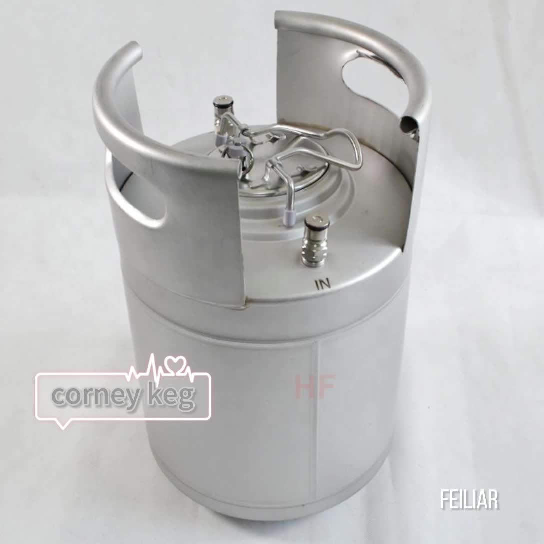 5 Gallon Line Cleaning Keg (sanke D) With Removable L5 Gallon Corney