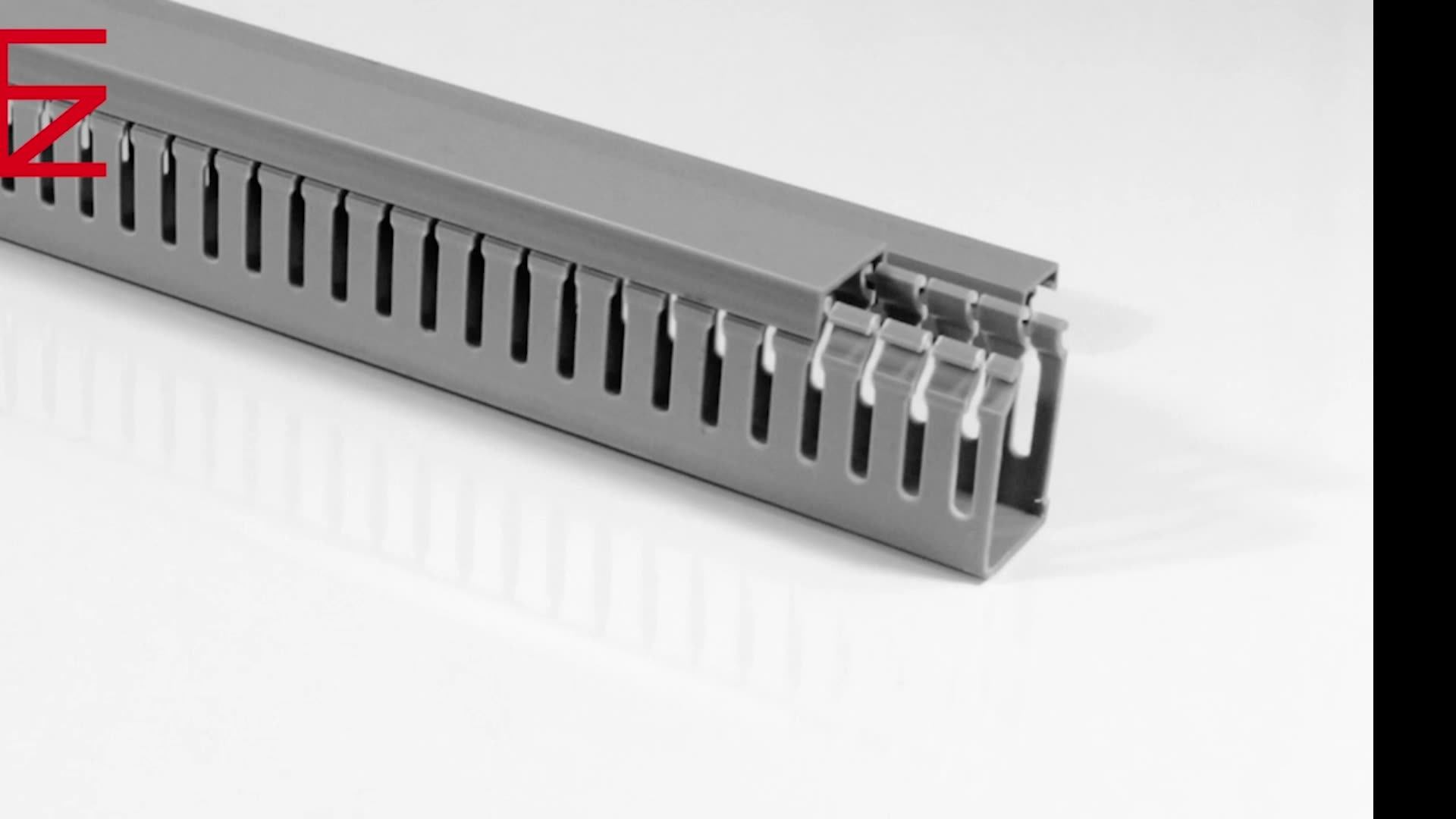 Supplier Pvc Slotted Cable Wiring Duct With Good Insulation Properties