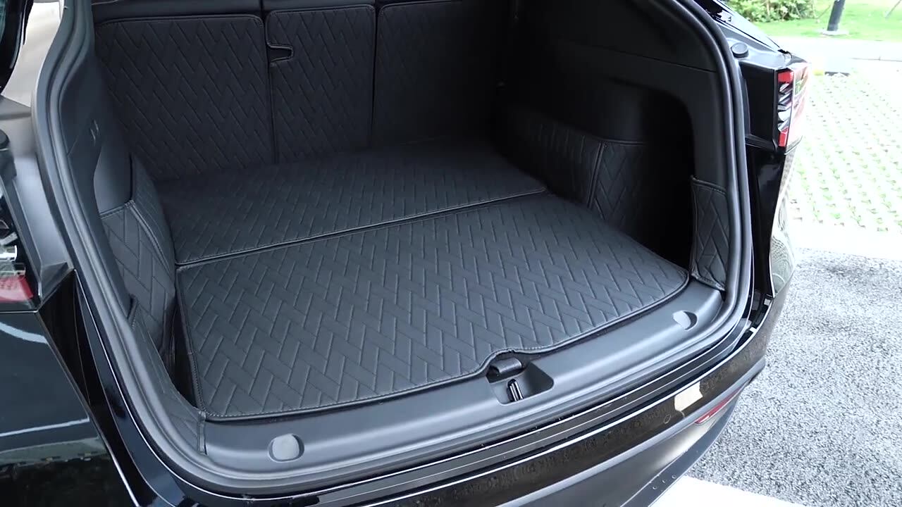 PM Auto TPE Front Trunk Mat For Tesla Model Y (2017-2024) - Custom Fit All-Weather, Non-Slip Protective Liner