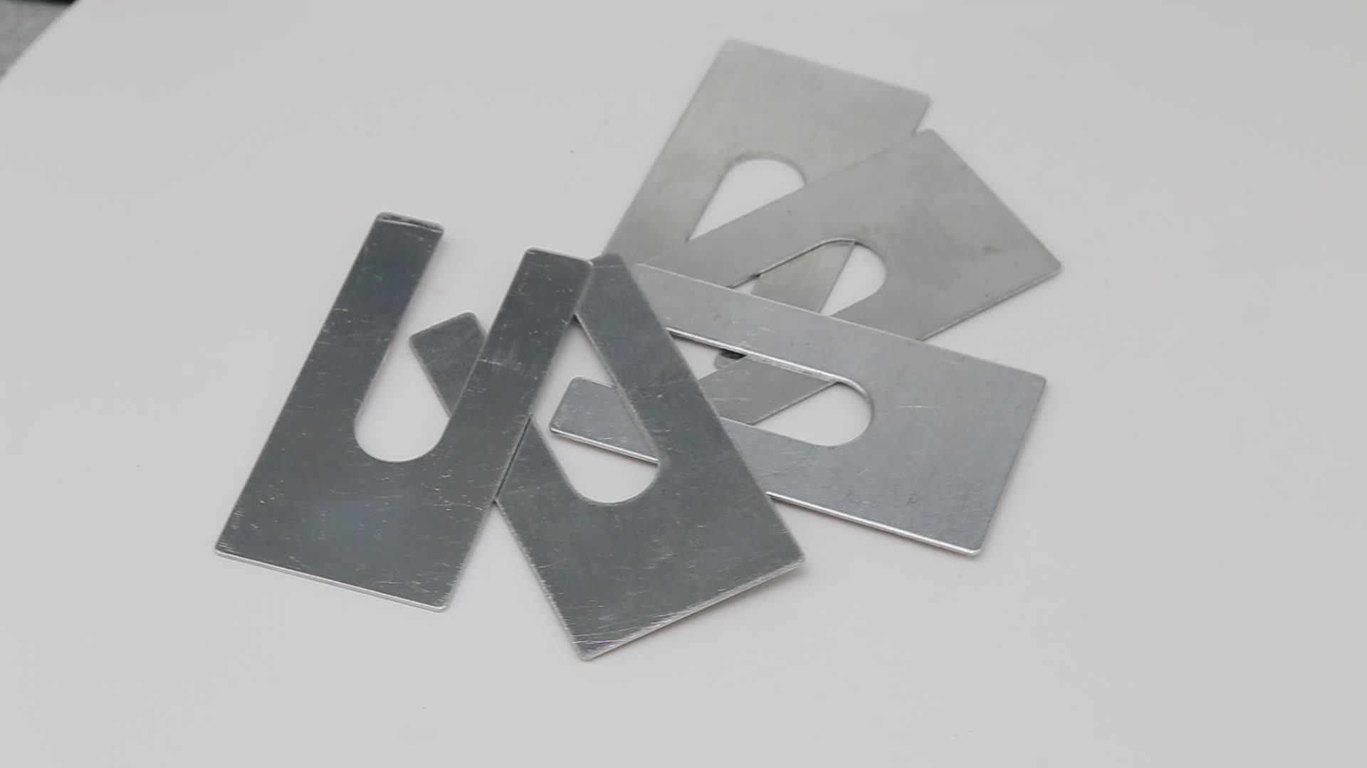 U Shape Slotted Window Shims Door Washer Customization Aluminium Horse