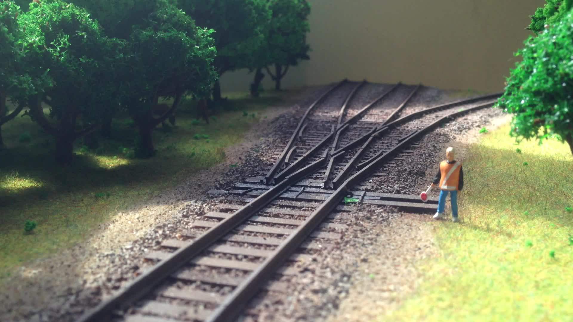 Ane Model A001 Model Train Switch Set Smartswitch Slow Motion Turnout