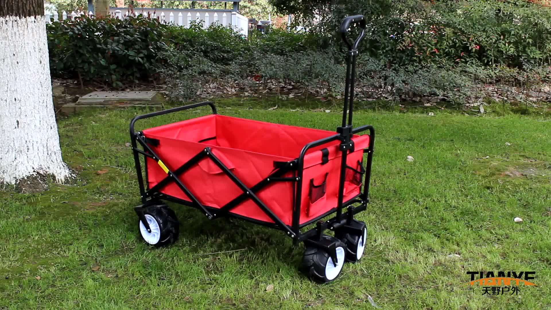 Wholesale Hot Garden Leisure Truck Outdoor Folding Festival Party Camping Hand Trolley Cart