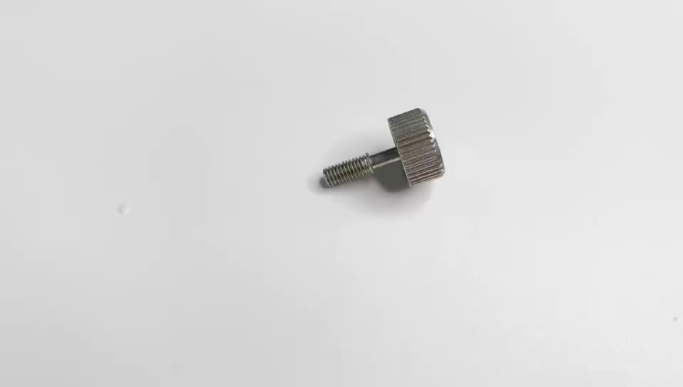 M2 M3 M4 Stainless Thumb Screws Brass Steel Slotted Knurled Thumb Screw