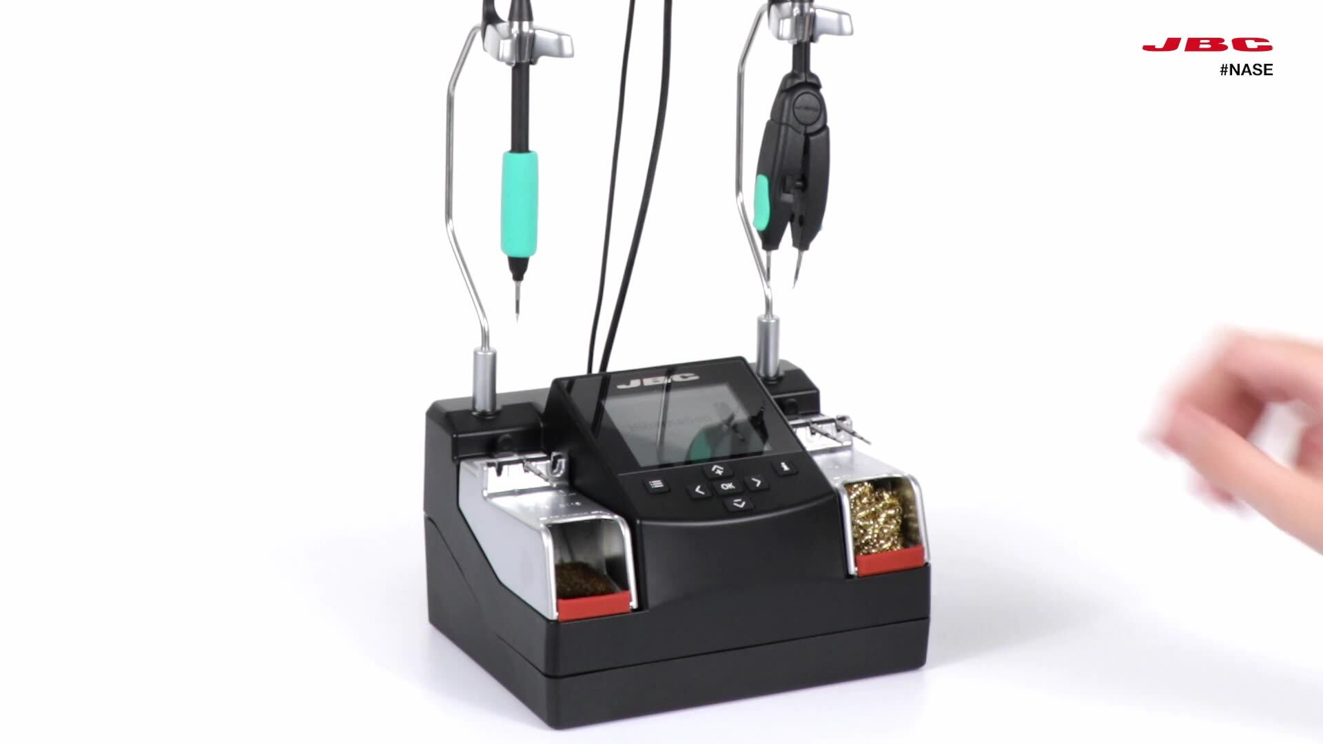 Original Jbc Nano Rework Station Nase2c Soldering Station With Jbc Nt115a Soldering Pencil