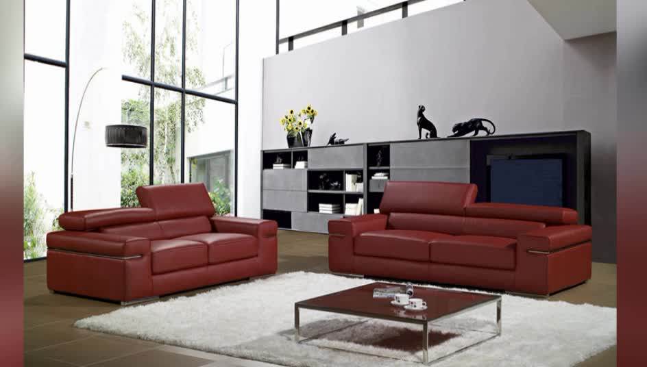 Hot Sale Luxury Foshan Furniture Sectional Leather Couch For Office