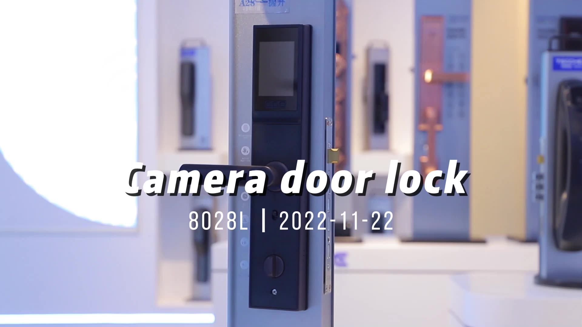 Bilixo Digital Smart Door Lock With Camera Smart Home Doorlock With Wifi Fingerprint Digital