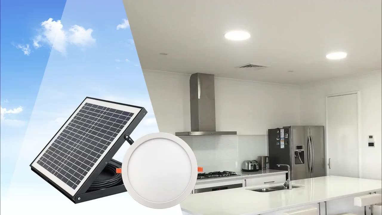 No Tube Solar Day Lighting 300mm Round Solar Led Skylight For Bathroom/ Home/ Hallway/staircase ...