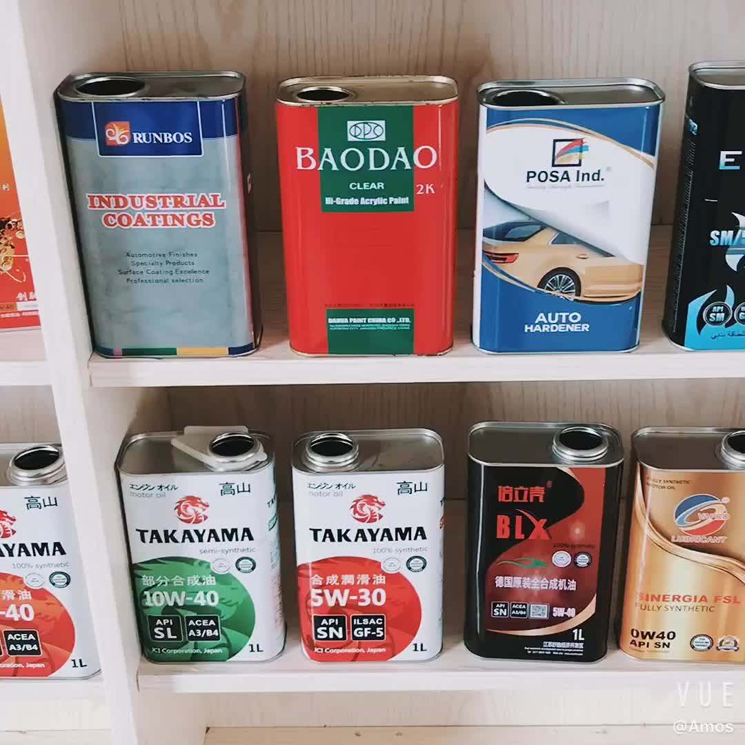 Chinese Factory Wholesale 5l Screw Top Rectangular Metal Tin Can For