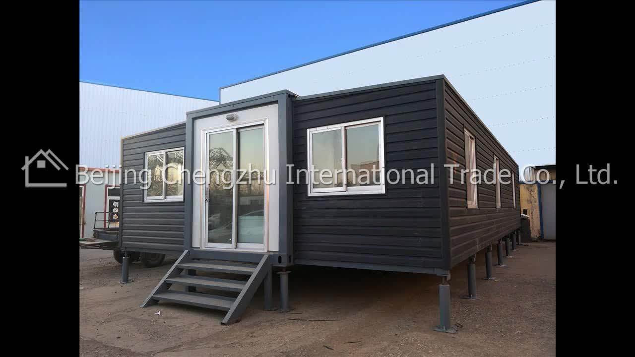 Extended Foldable Prefab Container Homes 40ft Folding Living Container