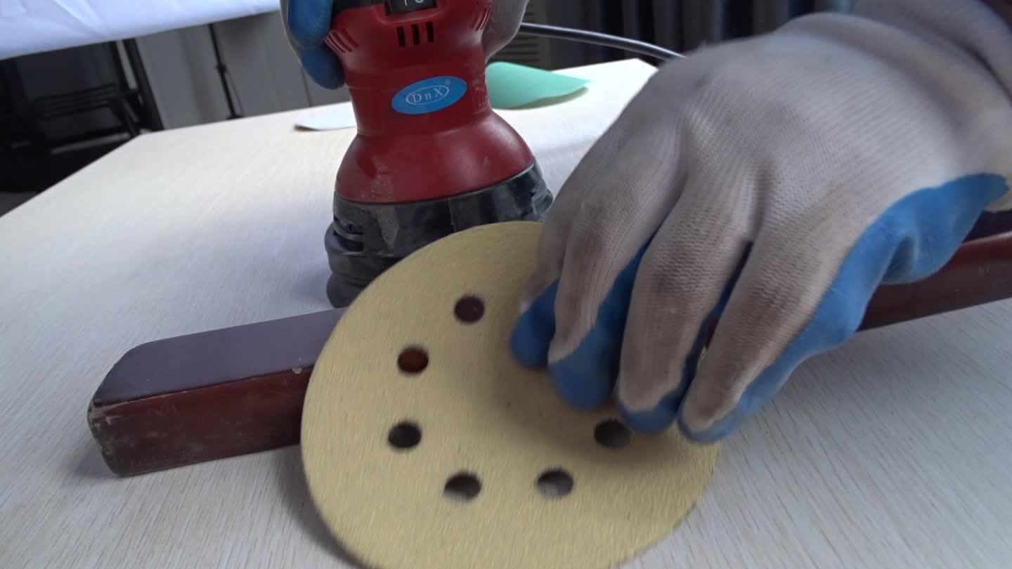 High Quality 5 Inch Gold Sandpaper Sanding Disc Grinding Or Polishing