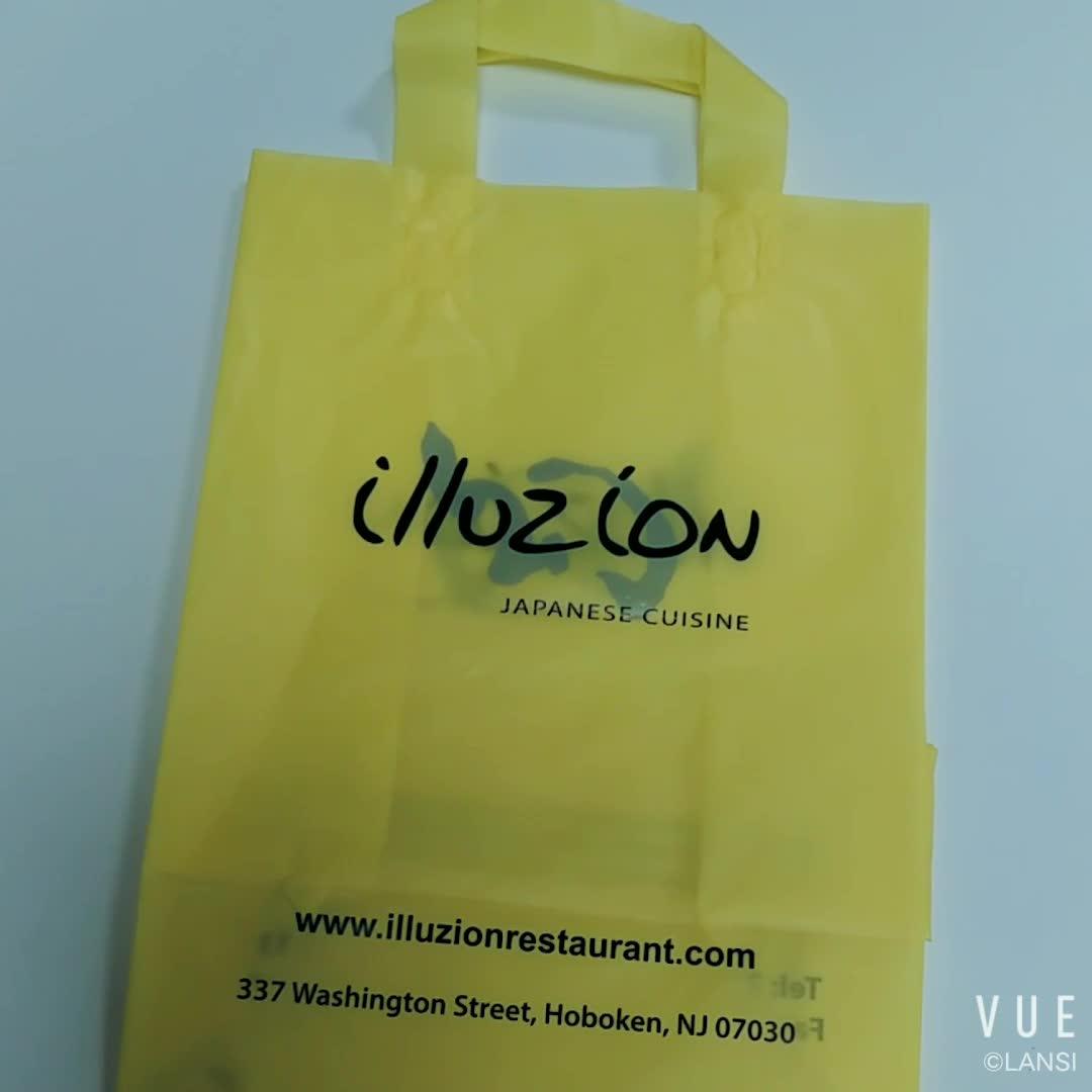 14" X 18" Large Merchandise Bags With Handles With Bottom Gusset,Thick