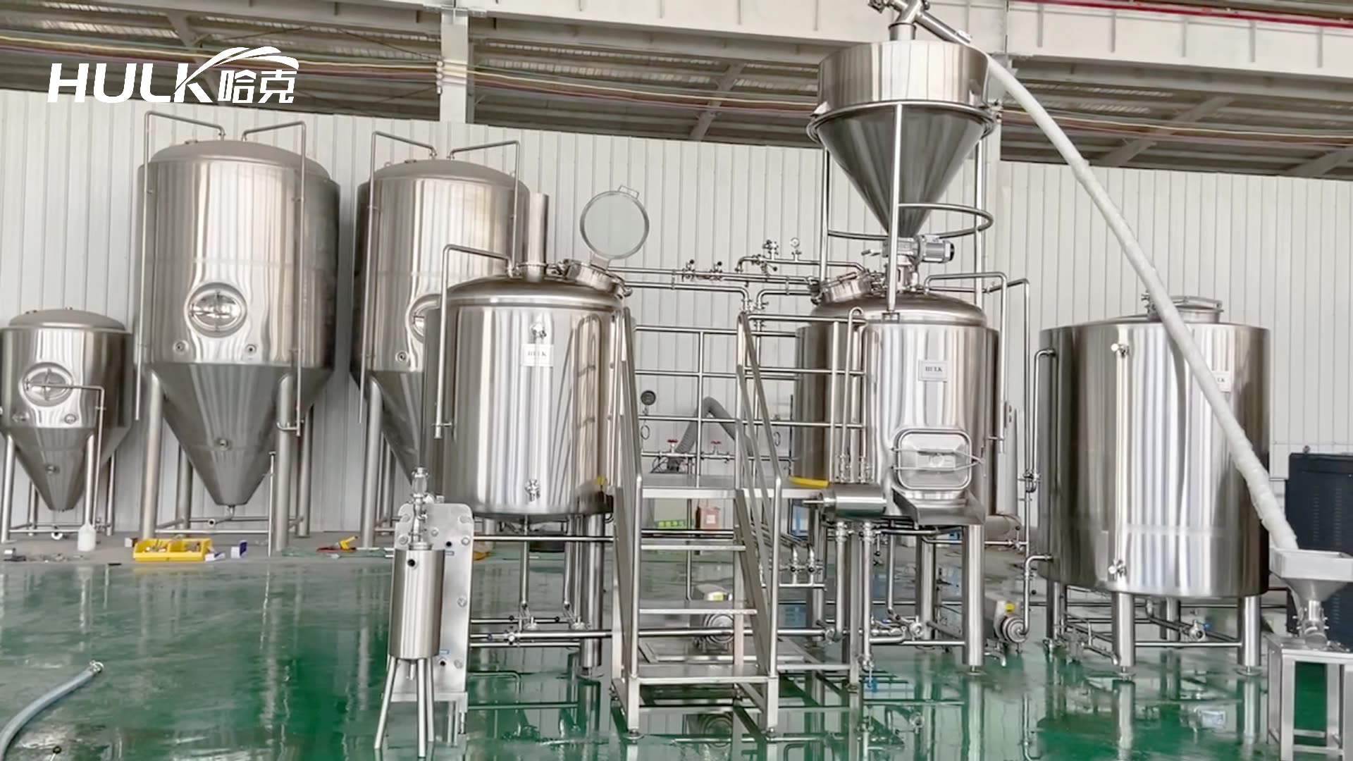 500l 1000l Beer Brewing Equipment Grains Fermenter Production Draft