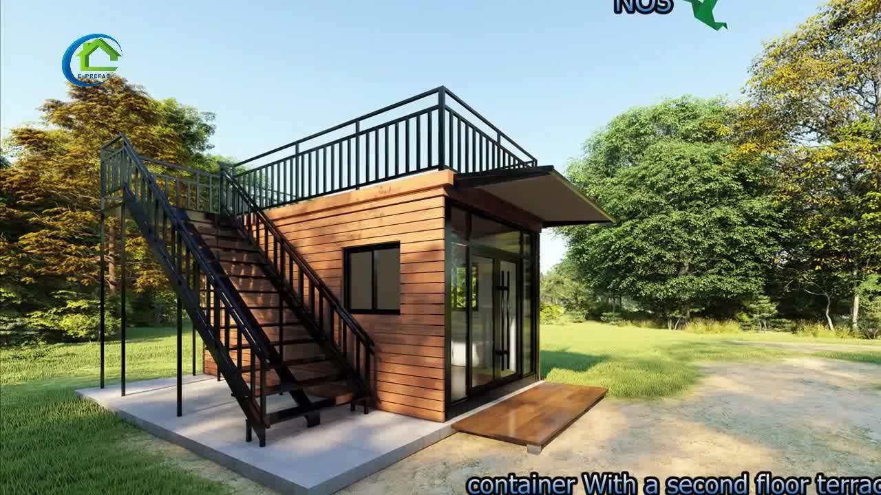 Good Looking Container Homes Luxury Prefab Tiny House With Terrace