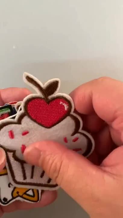 Пражна мультяшные нашивки с блестками