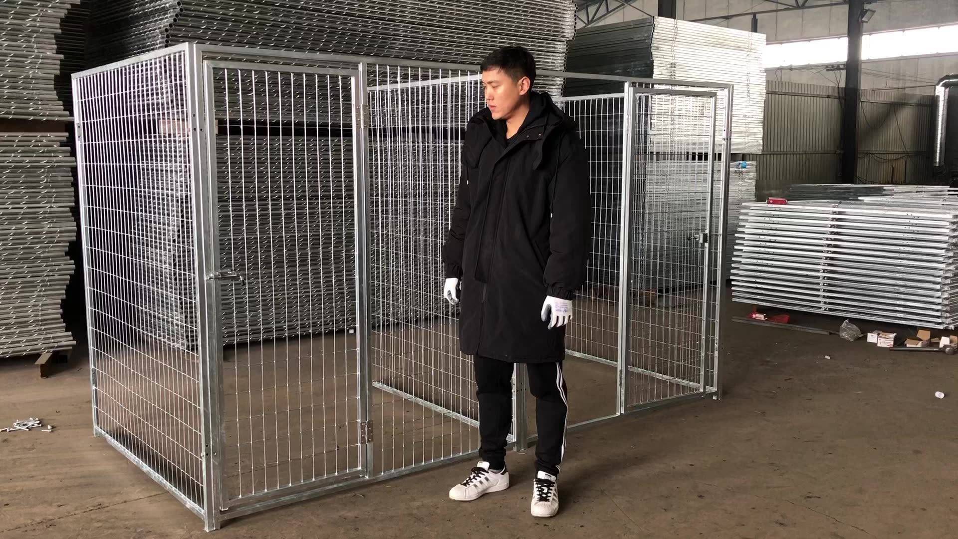 Wholesale Heavy Duty 10x10x6ft Welded Wire Mesh Panels Dog Kennels And