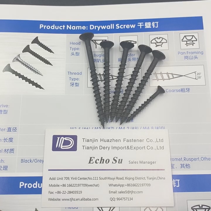 Din18182 Gypsum Screw Manufacturers In India Hsn Code Drywall Screw