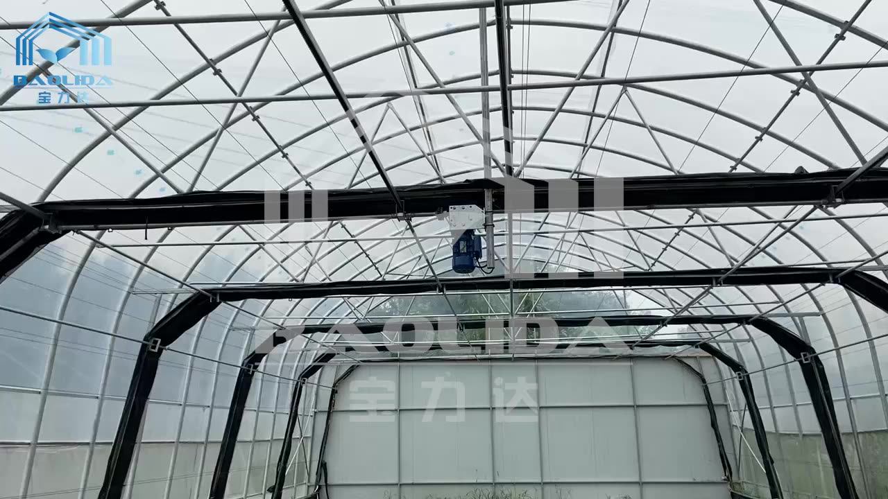 Large Single Span Greenhouse Light Deprivation Greenhouse Blackout