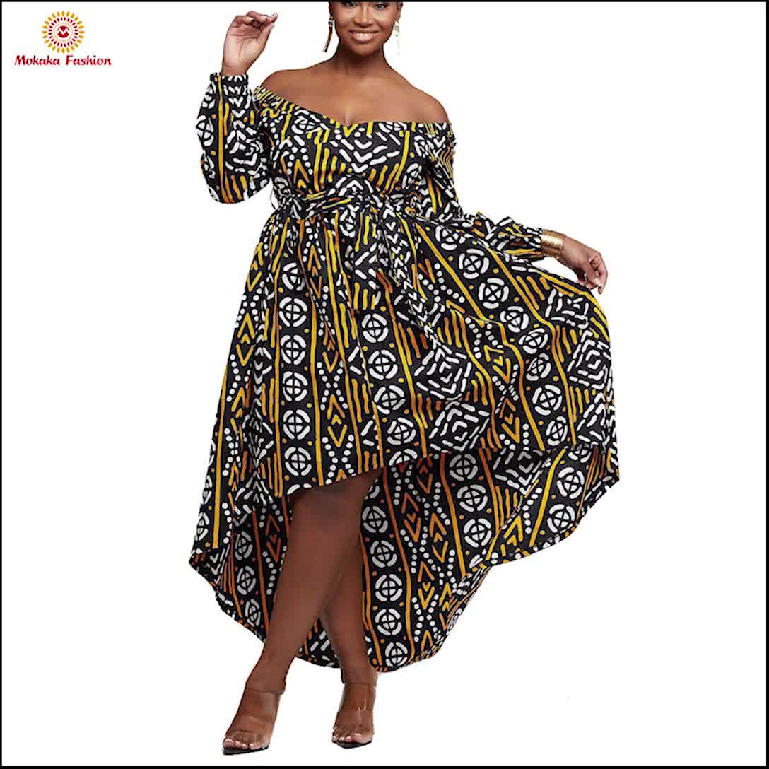 african wax dress styles