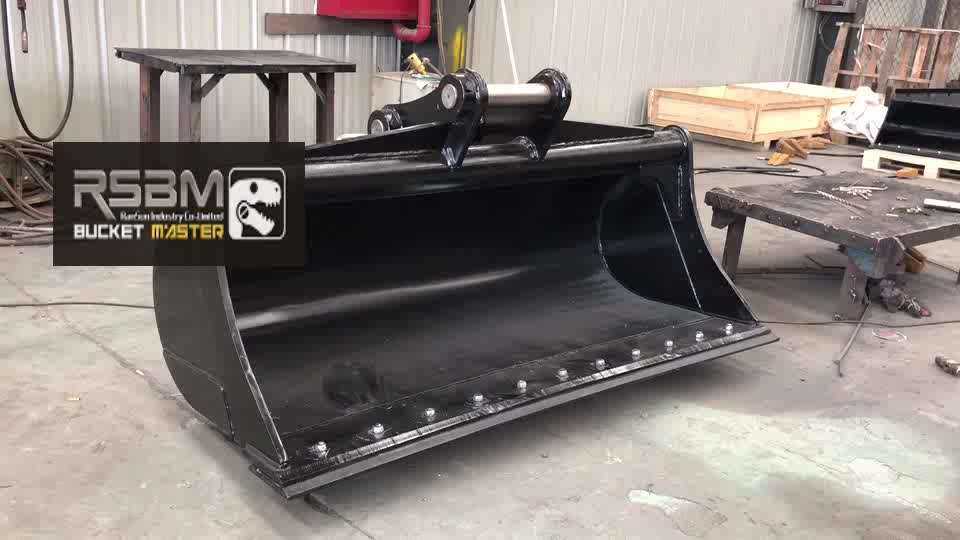 China Manufacturer Excavator Clean Up Bucket Mud Bucket Grading Bucket