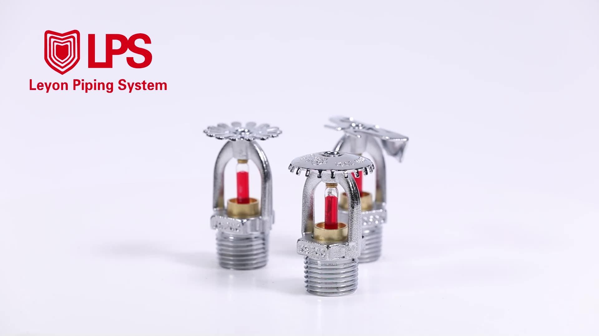 Ul Fire Protection System Fire Sprinkler System Npt Bspt Brass Upright