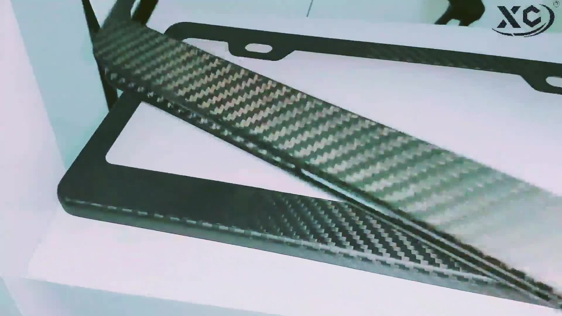 100 3k Carbon Fiber Car License Plate Frame Holder Carbon Fiber