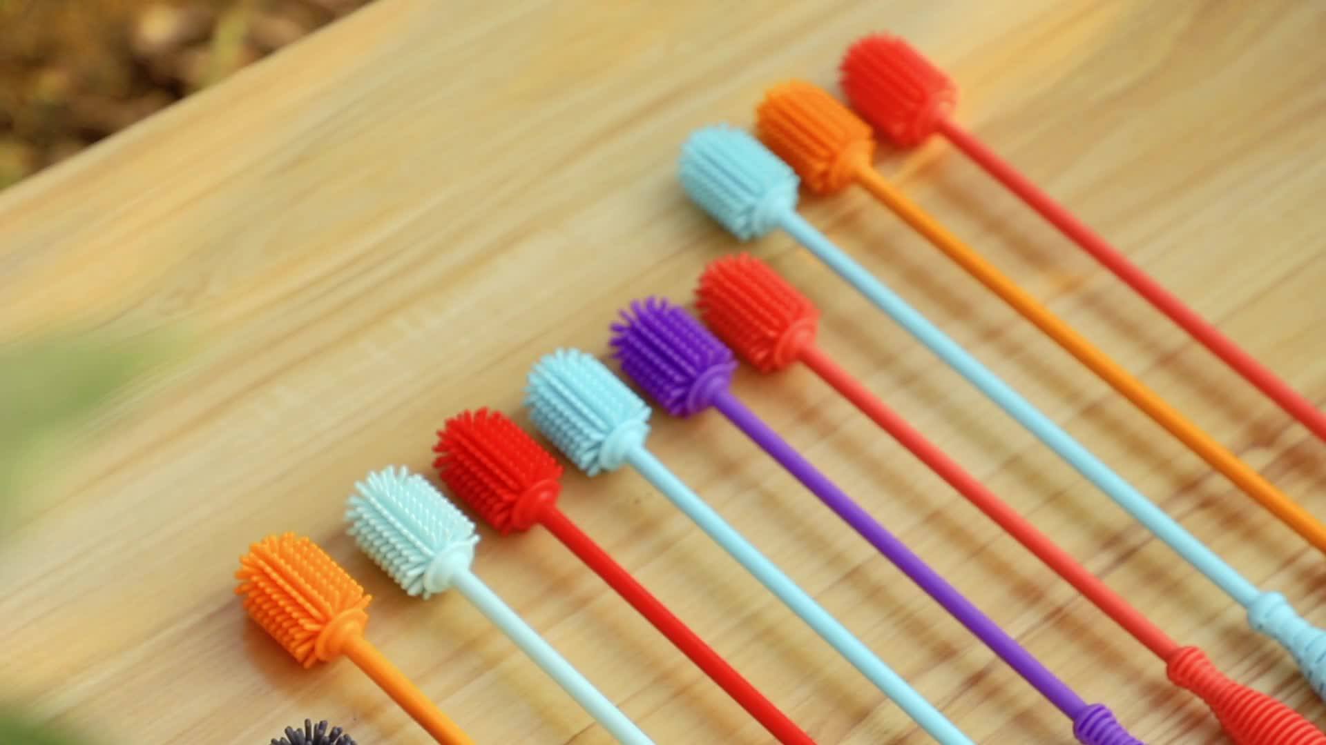 Ecofriendly Long Life Silicone Bottle Brush Cleaner Buy Brush,Bottle